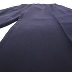 TOMMY HILFIGER 90s 2-pleat wide-leg slacks, size L, navy wool gabardine