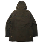 Barbour × ID URBAN RESEARCH × LOWPRO Made in England Oiled Jacket Hoodie 36 Brown Cotton Drawcord SLIM FIT DURHAM 1102007