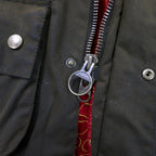 Barbour × ID URBAN RESEARCH × LOWPRO Made in England Oiled Jacket Hoodie 36 Brown Cotton Drawcord SLIM FIT DURHAM 1102007