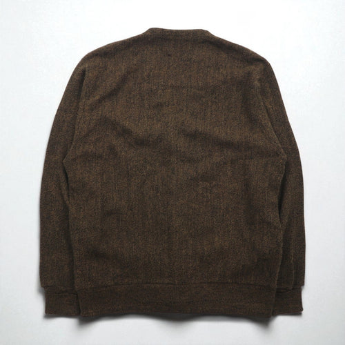 90s USA Vintage Knit Cardigan Cypress Links 90s Made in USA Knit Cardigan Size L Brown Acrylic