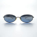 Ray-Ban Oval Sunglasses, Black Metal Frame, RB3230 004/7C, 55-18, 135mm