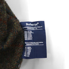 BURBERRY 英国製 90年代 ヴィンテージ 3WAY レイヤード ステンカラーコート M フーデッドベスト ヨーク 一枚袖 玉虫色 裏地ツイード イギリス製