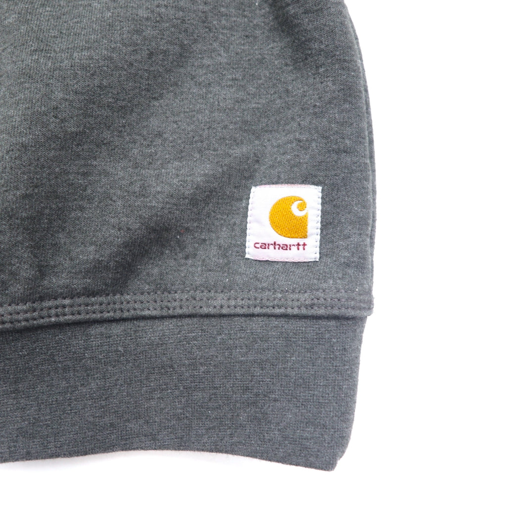 Carhartt Midweight Crewneck Sweatshirt, XL, Grey, Cotton, Fleece Lining, US Company, LIPPERT Print, MIDWEIGHT CREWNECK SWEATSHIRT, K124 026, Made in Mexico