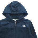 THE NORTH FACE Hooded Fleece Jacket Zip Hoodie S Navy Drawcord OSO ARHB US Standard