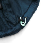 THE NORTH FACE Hooded Fleece Jacket Zip Hoodie S Navy Drawcord OSO ARHB US Standard