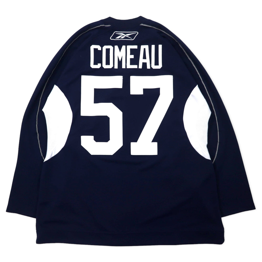Reebok Hockey Shirt Game Shirt L Navy Polyester CCM Jersey NHL NY ISLANDERS Numbering Big Size
