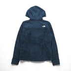 THE NORTH FACE Hooded Fleece Jacket Zip Hoodie S Navy Drawcord OSO ARHB US Standard