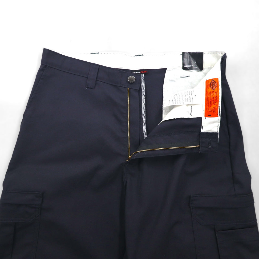 Dickies FLEX Industrial Flex Cargo Pants, Large, Gray, Polyester, LP2372DC