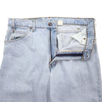 Levi's USA made 550 Relaxed Fit Tapered denim pants size 34 blue cotton zipper fly orange tab
