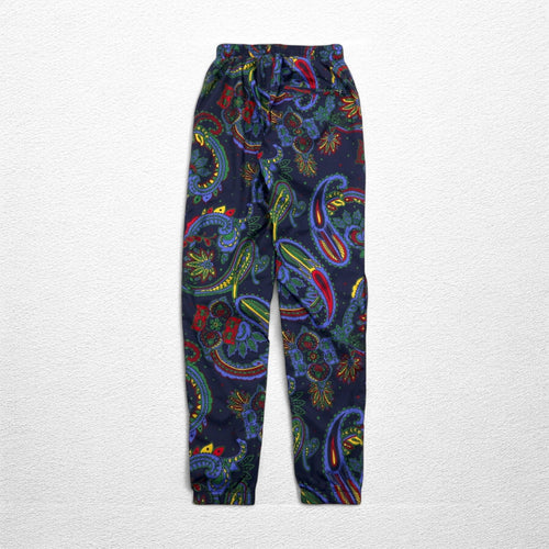 BILLIONAIRE BOYS CLUB Track Pants BB WIND PANTS S Navy All-over Paisley Pattern 881-6106