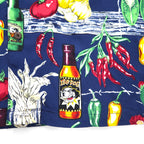 Big Dogs 90s Aloha Shirt XL Navy Rayon All-over Pattern