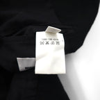 monkey time (UNITED ARROWS) Chesterfield Coat with Leather Sleeves, Size M, Black Wool, Lamb (1286-199-0379)