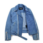 PHENOMENON Denim Double Riders Jacket M Indigo Blue Cotton JKT-235 Made in Japan
