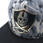 BLACK SUNDAY Snapback Baseball Cap FREE Black Camo Skull Plate