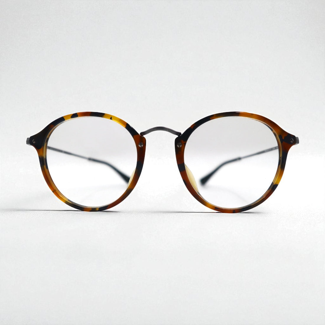 Ray-Ban 伊達メガネ サングラス ボストン ベッコウ ラウンド RB2447-V-F 5492 49-21 145 イタリア製