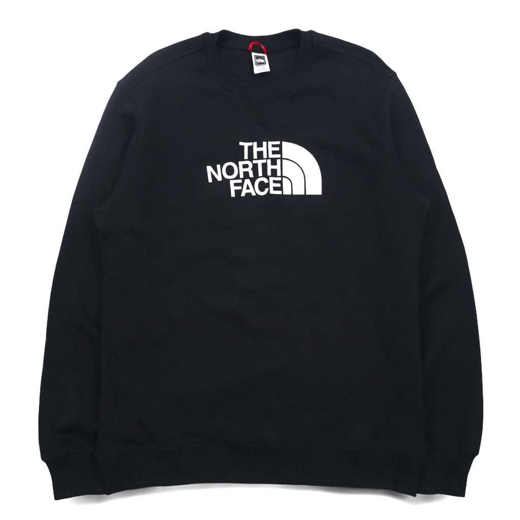 THE NORTH FACE Crewneck Sweatshirt XL Black US Standard Sweat Crewneck Drew Peak A4SVR