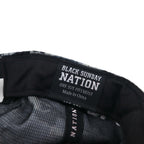 BLACK SUNDAY Snapback Baseball Cap FREE Black Camo Skull Plate