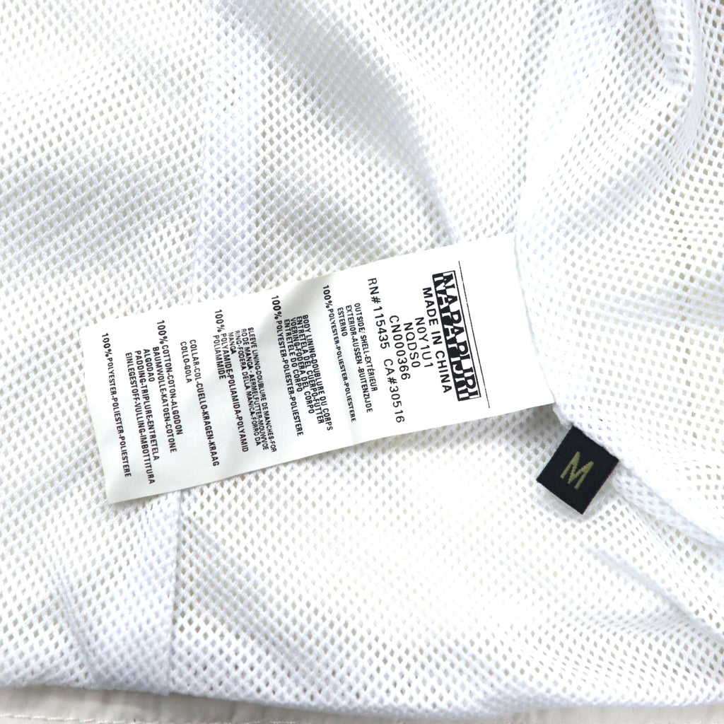 NAPAPIJRI Single Rider's Jacket Nylon Jacket M White Polyester