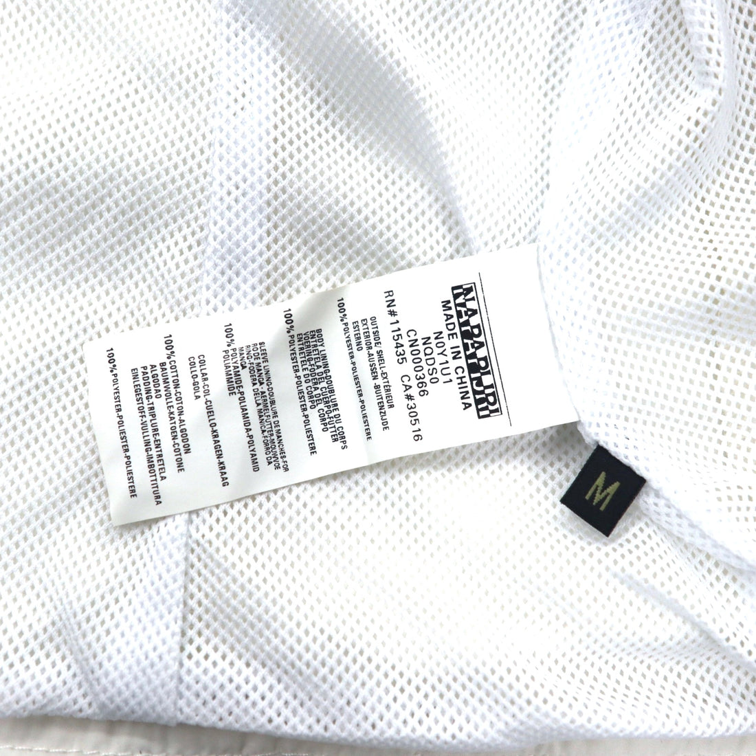 NAPAPIJRI Single Rider's Jacket Nylon Jacket M White Polyester