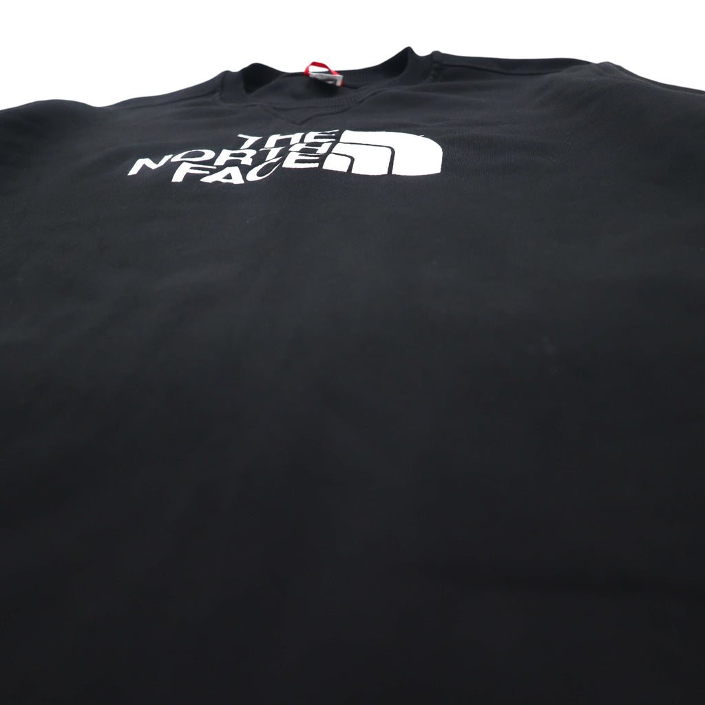 THE NORTH FACE Crewneck Sweatshirt XL Black US Standard Sweat Crewneck Drew Peak A4SVR
