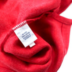 POLO RALPH LAUREN Half Zip Sweatshirt XL Red Cotton Small Pony Embroidery Big Size