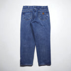 Carhartt Relaxed Fit Tapered Denim Jeans, XL, Indigo, B17 DST
