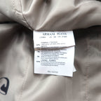 ARMANI JEANS Double-Breasted Pea Coat, Navy Wool, 30th Anniversary