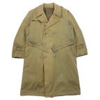 日本然リトテ-古着オンライン-60s French Overcoat フランス製 60年代 ユーロヴィンテージ ミリタリー オーバーコート トレンチコート XL カーキ 樹脂ボタン PORTEZ IMPER FBA ライナー着脱式 Cantre LA PLUIE et Cantre LE FROID-60s French Overcoat France Made 60's Euro Vintage Military Overcoat Coat XL Khaki Resin Button PORTEZ IMPER FBA Liner detachable Cantre LA PLUIE et Cantre LE FROID