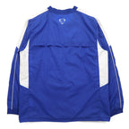 NIKE Piste Pullover Nylon Jacket L Blue Swoosh Logo