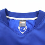 NIKE Piste Pullover Nylon Jacket L Blue Swoosh Logo