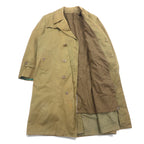 60s French Overcoat フランス製 60年代 ユーロヴィンテージ ミリタリー オーバーコート トレンチコート XL カーキ 樹脂ボタン PORTEZ IMPER FBA ライナー着脱式 Cantre LA PLUIE et Cantre LE FROID