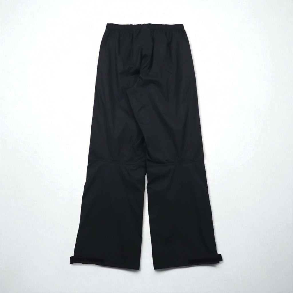 THE NORTH FACE アウトドア ナイロン テックパンツ HYVENT 防水 シェルパンツ S ブラック 裾 ジップ スリット