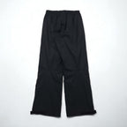THE NORTH FACE アウトドア ナイロン テックパンツ HYVENT 防水 シェルパンツ S ブラック 裾 ジップ スリット