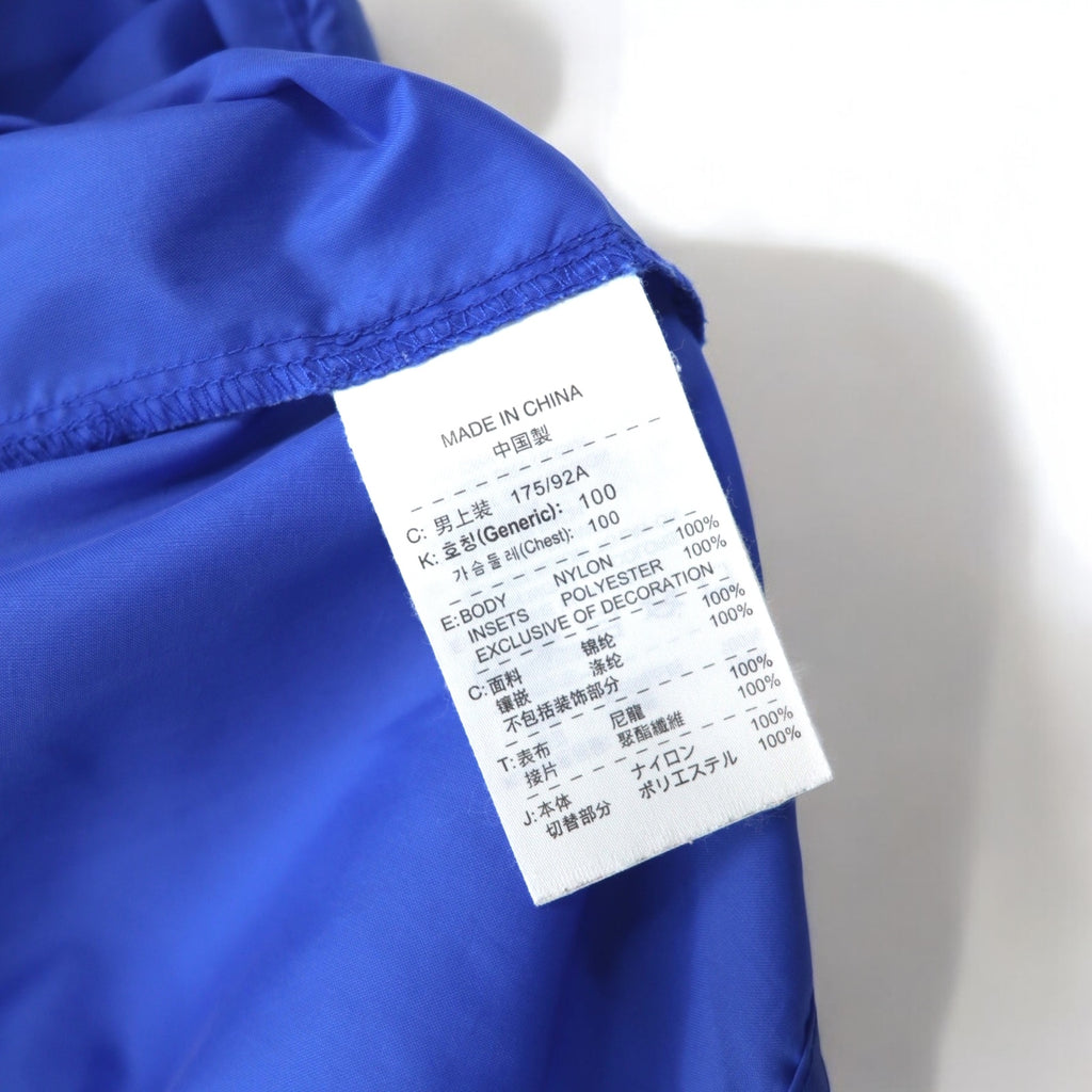NIKE Piste Pullover Nylon Jacket L Blue Swoosh Logo