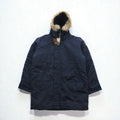 BAYLEAF AVIATION WEAR ミリタリー N-3B 中綿 フライトジャケット M ネイビー ファー US ARMY 未使用品