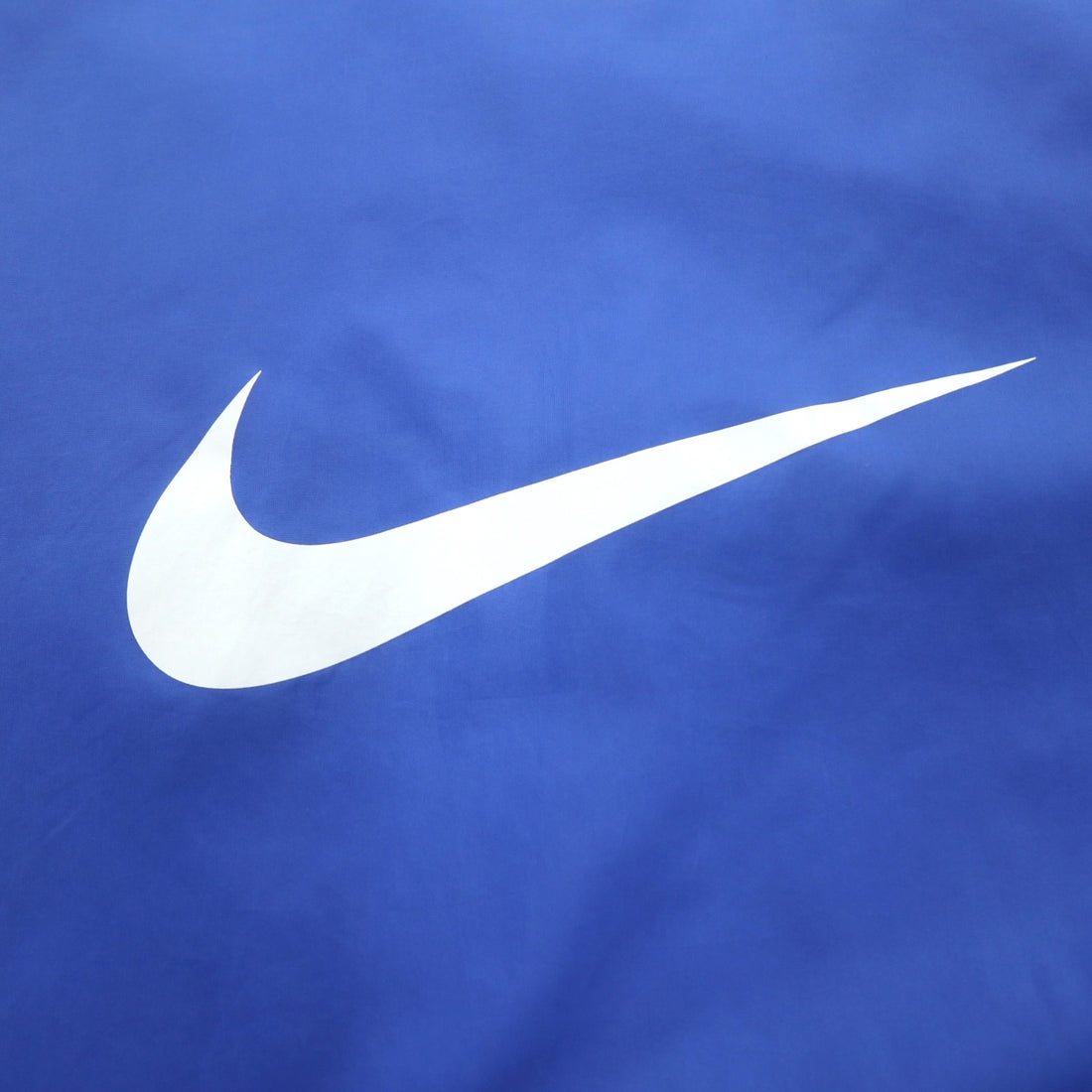 NIKE Piste Pullover Nylon Jacket L Blue Swoosh Logo