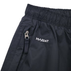 THE NORTH FACE アウトドア ナイロン テックパンツ HYVENT 防水 シェルパンツ S ブラック 裾 ジップ スリット