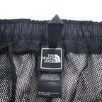 THE NORTH FACE アウトドア ナイロン テックパンツ HYVENT 防水 シェルパンツ S ブラック 裾 ジップ スリット