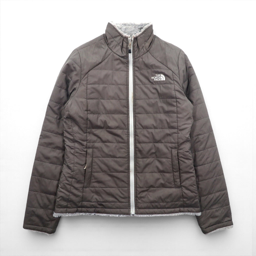 THE NORTH FACE リバーシブル 中綿 フリースジャケット XS グレー ポリエステル MOSSBUD SWIRL A7PY US規格