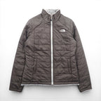 THE NORTH FACE リバーシブル 中綿 フリースジャケット XS グレー ポリエステル MOSSBUD SWIRL A7PY US規格