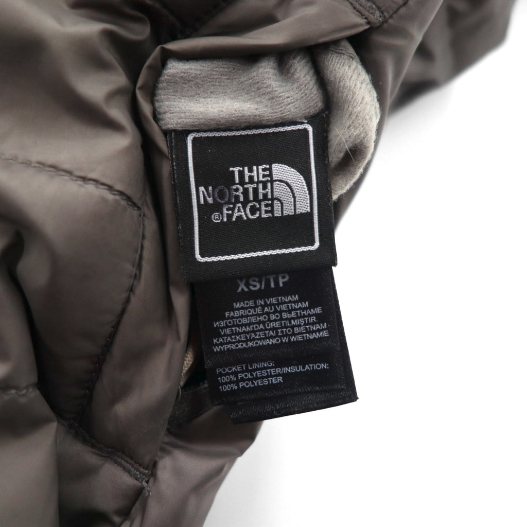 THE NORTH FACE リバーシブル 中綿 フリースジャケット XS グレー ポリエステル MOSSBUD SWIRL A7PY US規格