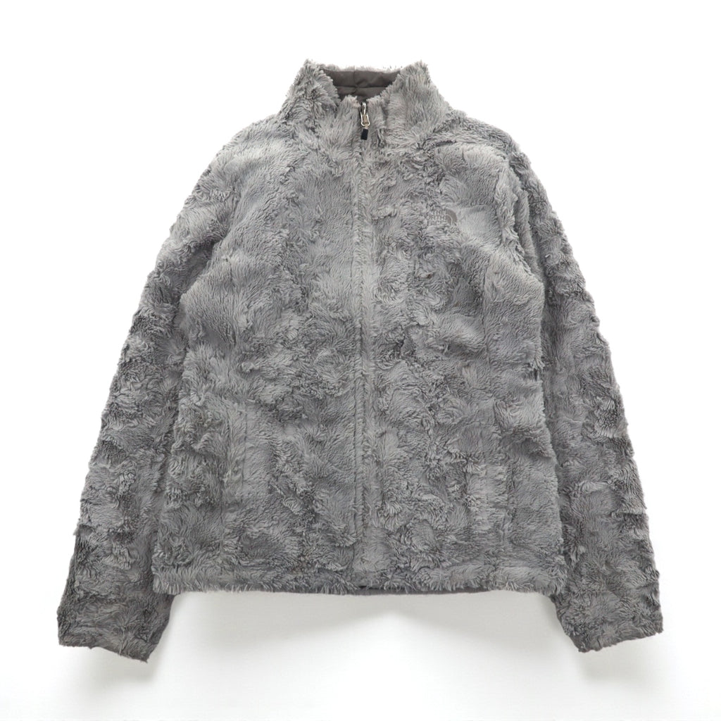 THE NORTH FACE リバーシブル 中綿 フリースジャケット XS グレー ポリエステル MOSSBUD SWIRL A7PY US規格
