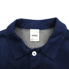 Badhiya (Rankiki) Oversized Denim Shop Coat S Blue Indigo Cotton