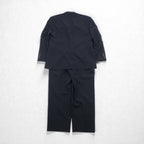 Brooks Brothers 3B セットアップ スーツ M ネイビー ウール ストライプ
