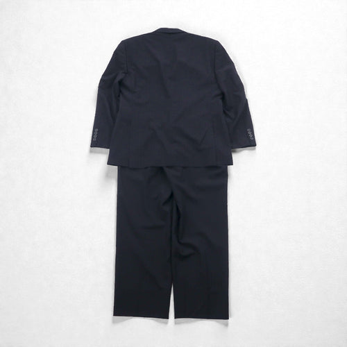 Brooks Brothers 3B Suit, Navy Wool Stripe, Size M