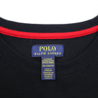 Polo Ralph Lauren Thermal Long Sleeve T-Shirt, Size 2XL, Black with Small Pony Embroidery