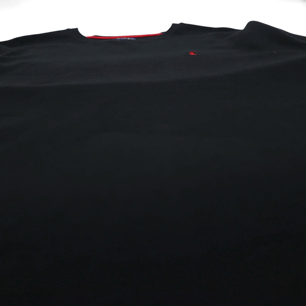Polo Ralph Lauren Thermal Long Sleeve T-Shirt, Size 2XL, Black with Small Pony Embroidery