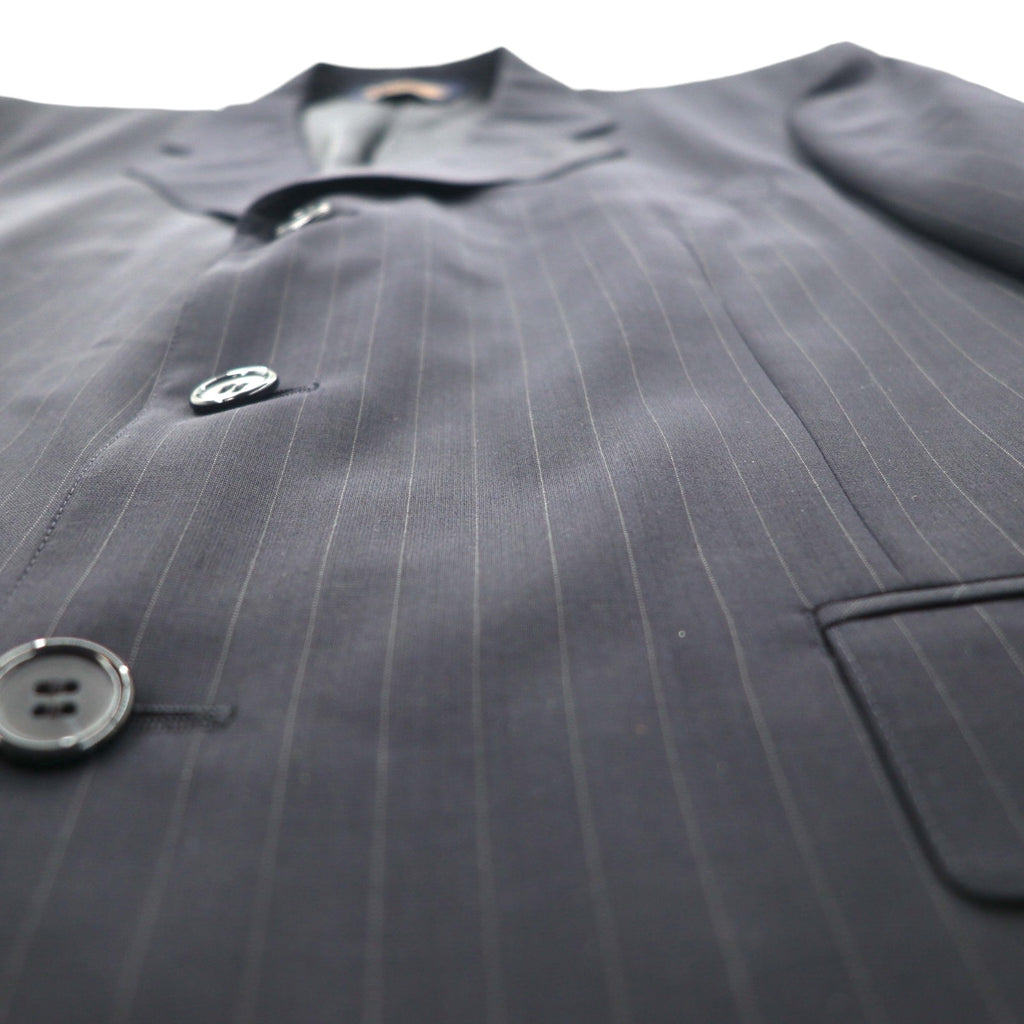 Brooks Brothers 3B セットアップ スーツ M ネイビー ウール ストライプ