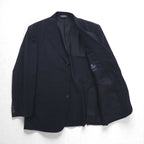 Brooks Brothers 3B セットアップ スーツ M ネイビー ウール ストライプ