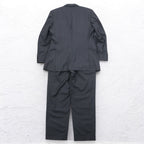 Ermenegildo Zegna イタリア製 3Bスーツ セットアップ L グレー ストライプ ウール